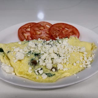 Spinach Feta Omelette (*)