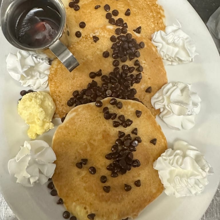 Delicious Chocolate Chip Pancakes